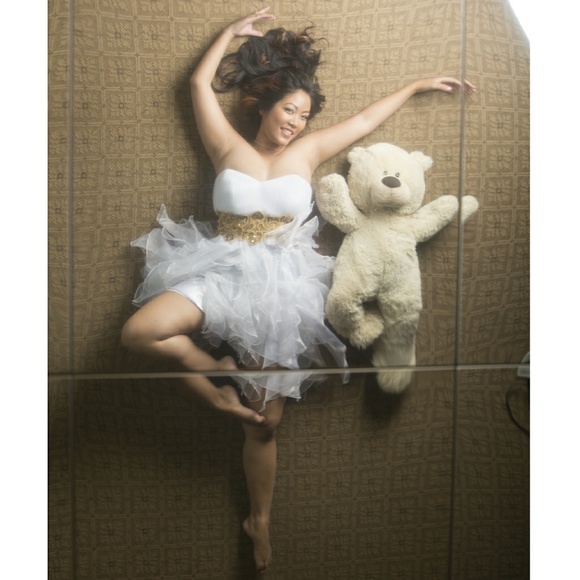 Poly USA Dresses & Skirts - Poly USA Prom Pageant Cocktail Sequin Ruffle Bead